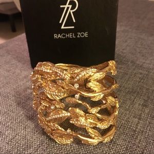 Rachel Zoe Gold Leaf Cuff